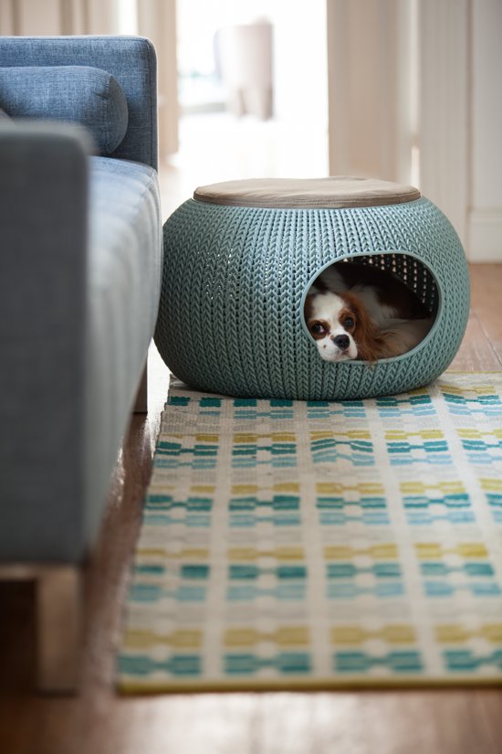 Curver Cozy Pet Home Kattenmand - Crème - Ø 55 cm