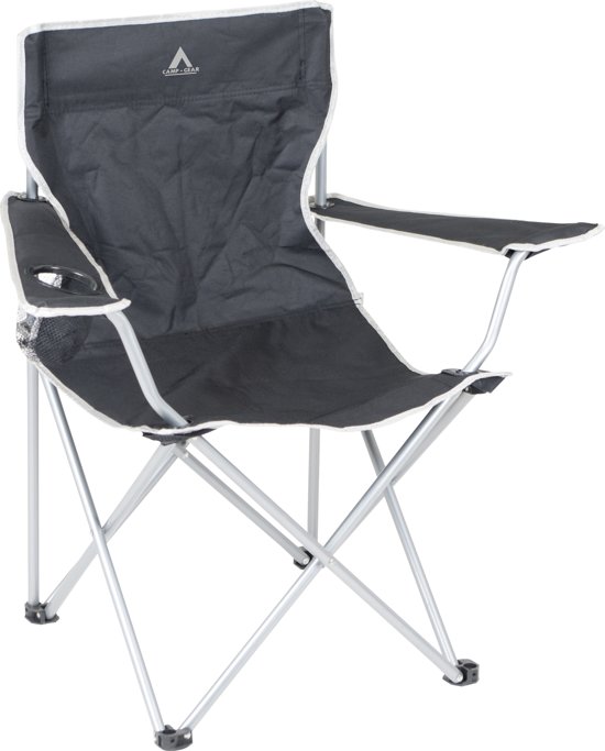 Camp-gear campingstoel - Opvouwbaar - Compact - Zwart