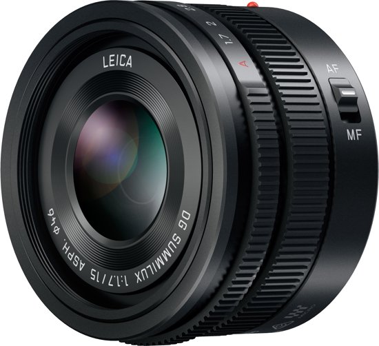 Panasonic Leica DG Summilux 15mm f/1,7 ASPH Zwart