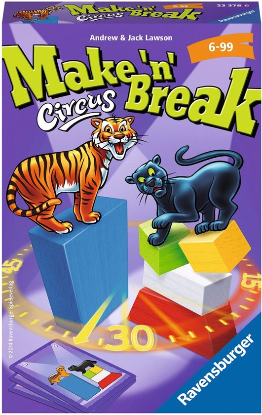 Afbeelding van het spel Ravensburger Make ´n Break Circus - Kinderspel