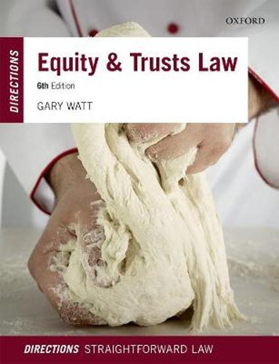 Equity and Trusts Law 2- Notes