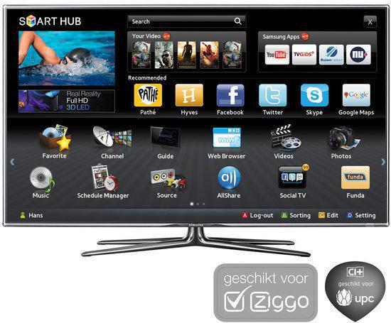 bol.com | Samsung UE46D8000 - 3D LED TV - 46 inch - Full ...