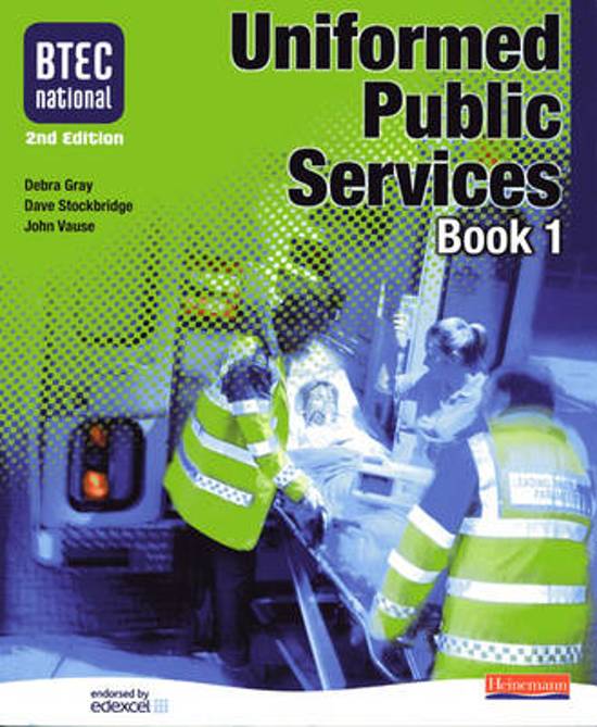 BTEC National Uniformed Public Services Student Book 1