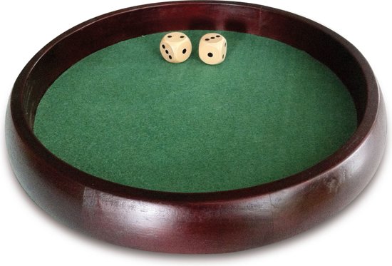 Afbeelding van het spel Longfield Games Pokerpiste 34 cm - Inclusief 2 dobbelstenen