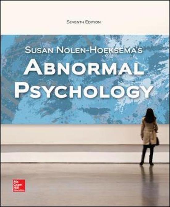 Chapter 5, Adult Abnormal Psychology