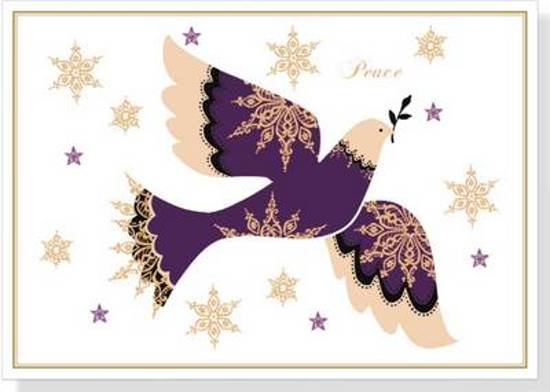 Afbeelding van het spel Snowflake Dove Deluxe Boxed Holiday Cards