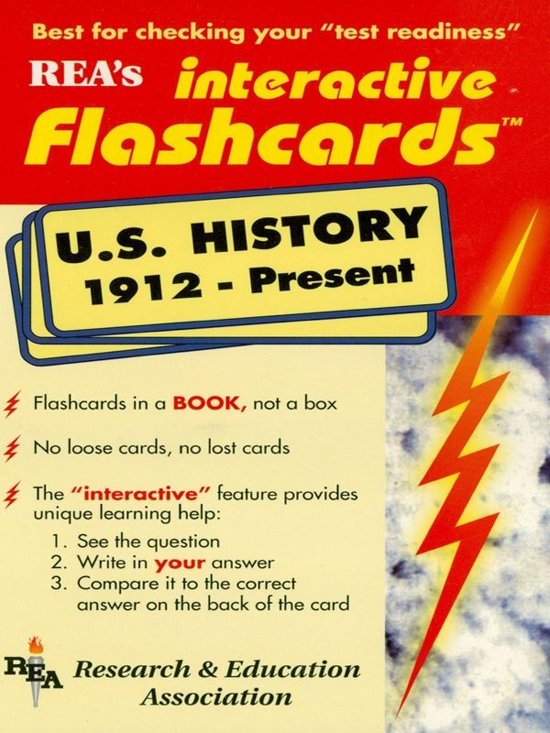 Afbeelding van het spel United States History 1912-Present Interactive Flashcards Book