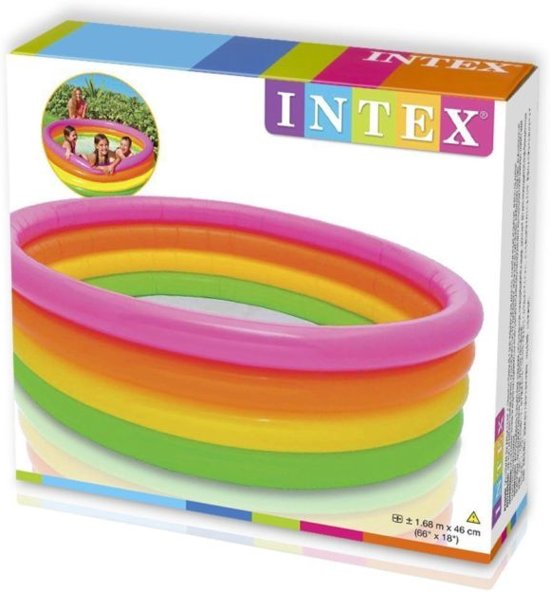 Intex - Zwembad - 4-rings 168cm