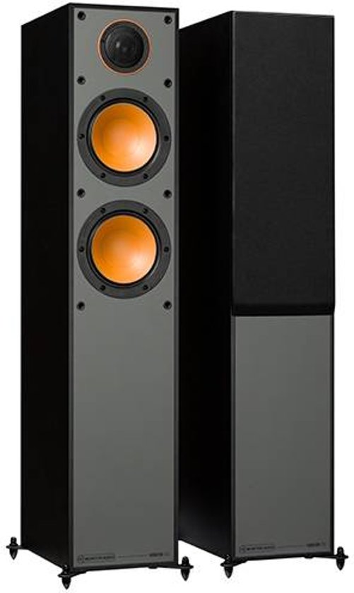 Monitor Audio Monitor 200 - Zwart - Vloerstaande Luidspreker(Per Paar)