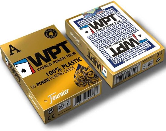 Afbeelding van het spel World Poker Tour plastic Fournier pokerkaarten