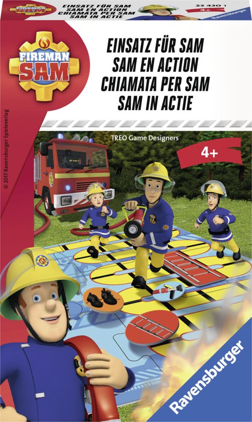 Afbeelding van het spel Ravensburger Brandweerman Sam in actie - pocketspel