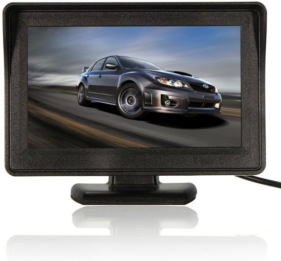4.3 inch TFT LCD Car Color Rear View Reversing Monitor Display Screen for DVD GPS