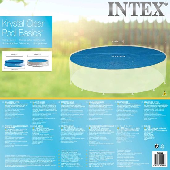 Intex Solarzwembadhoes rond 366 cm 29022