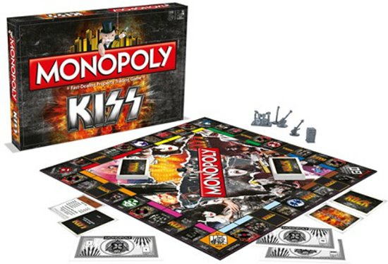 Afbeelding van het spel Monopoly - Kiss Rock Band - Engelstalig