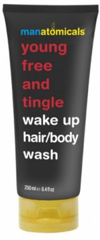 Foto van Young free and Tingle - Hair and Body Wash Men - 250 ml