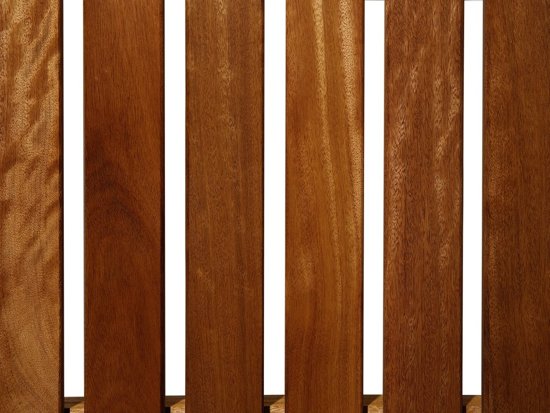 Beliani Tuinbank hout 180 cm met lichtblauw kussen TOSCANA MARLBORO