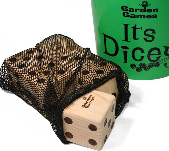 Thumbnail van een extra afbeelding van het spel Garden Games It's Dicey - Reuzen dobbelspel
