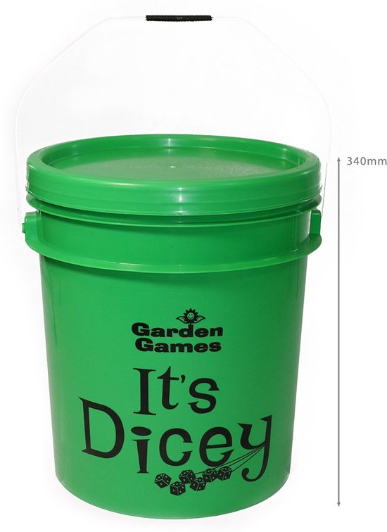 Thumbnail van een extra afbeelding van het spel Garden Games It's Dicey - Reuzen dobbelspel