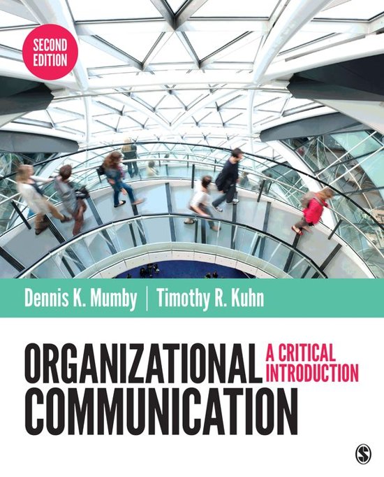 CM1014 Summary - Communication and Organizations @EUR