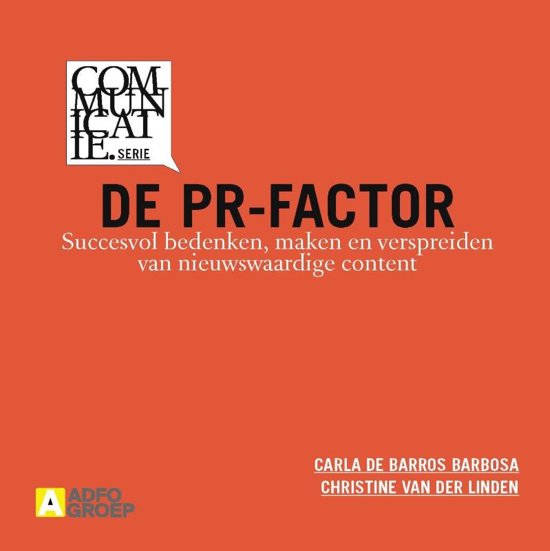 DE PR-FACTOR - Carla de Barros Barbosa, Christine van der Linden - heel boek