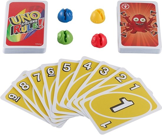 Thumbnail van een extra afbeelding van het spel Mattel Uno Kleuren Kaartspel