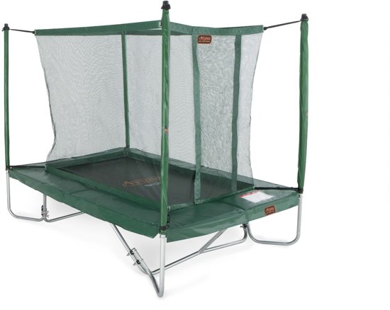 Avyna trampoline PRO-LINE 213 (275x190cm) + net boven + ladder - groen