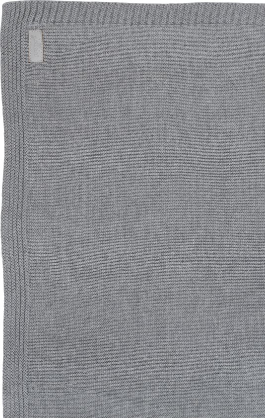 Jollein Natural knit Deken 100x150cm grijs