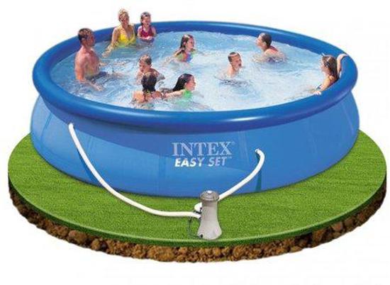 Intex Opblaaszwembad Easy Set Pool 457 X 84 Cm Blauw