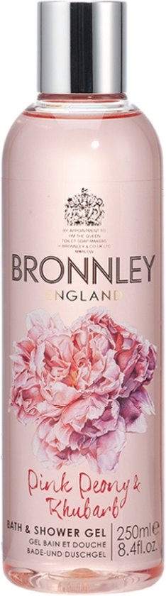 Foto van BRONNLEY - Bath & Shower Gel 250ml - Pink Peony & Rhubarb