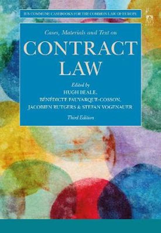 Contract Law Essay Outlines (First Class) 