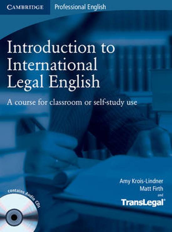 Introduction to International Legal English Student\'s Book with Audio CDs (2)