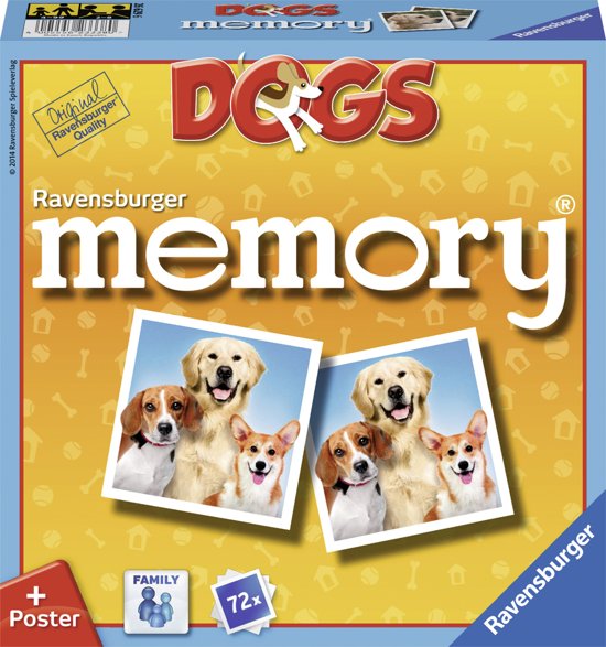 Afbeelding van het spel Family memory® Dogs - Kinderspel