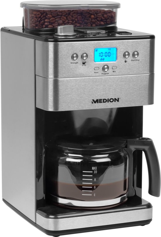 MEDIONÂ® Koffiezetapparaat voor bonen MD 16893