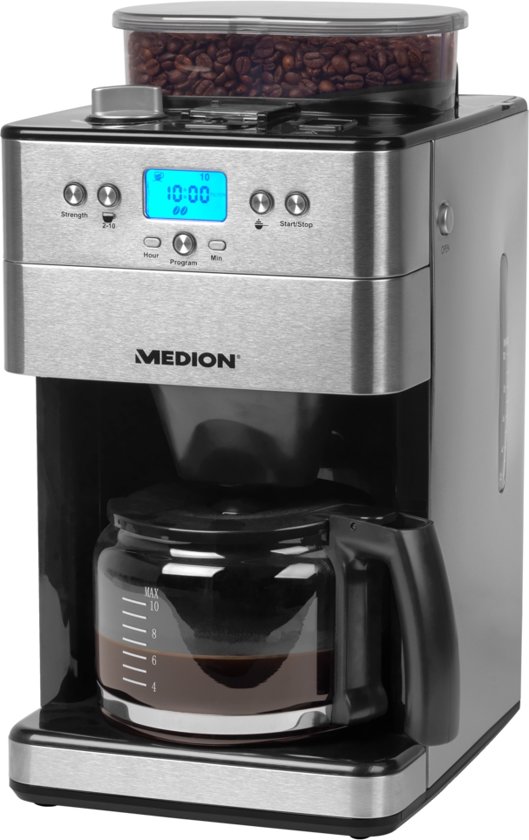 MEDIONÂ® Koffiezetapparaat voor bonen MD 16893