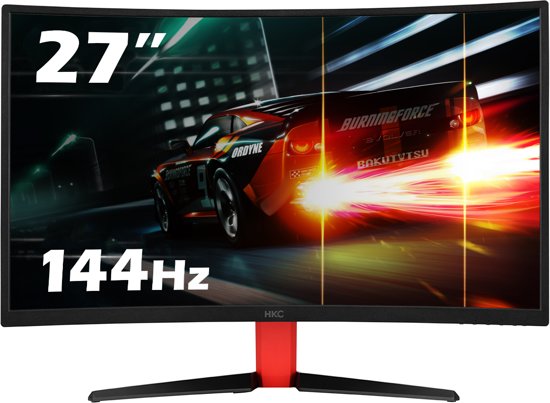 HKC G27 27 inch Full HD Curved gaming monitor 144HZ, Freesync