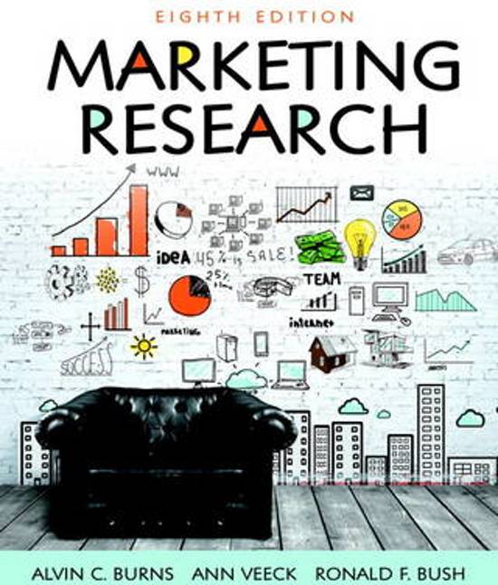 (EN) Marketing Research, 8th edition. Burns. Summary Ch. 1, 3, 4, 5, 7, 8, 9, 10, 11, and 16