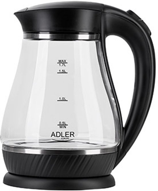 Adler AD1274b - Waterkoker - zwart - 1.7 liter