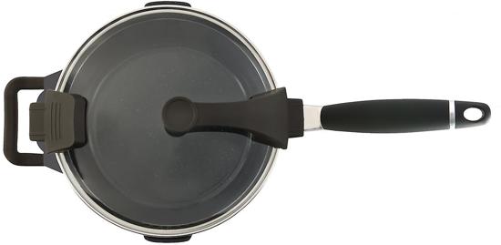 Berghoff Virgo braadpan met steel 28 cm donkerbruin