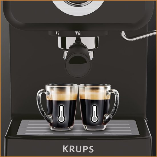 Krups Espresso Steam & Pump Opio XP3208 - Black