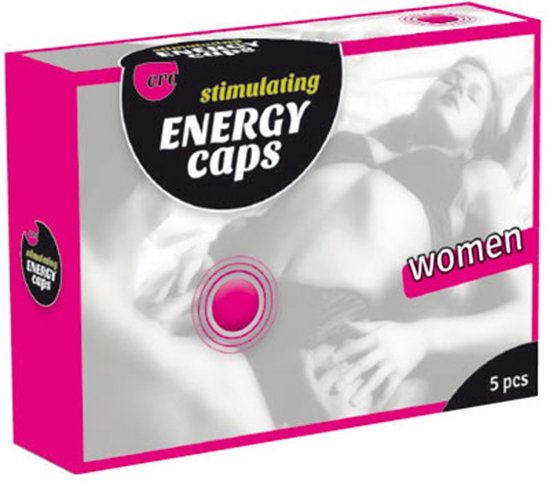 Stimulerende energie capsules voor vrouw
