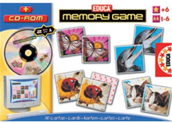 Afbeelding van het spel Educa memory game + CD-Rom 110 kaartjes