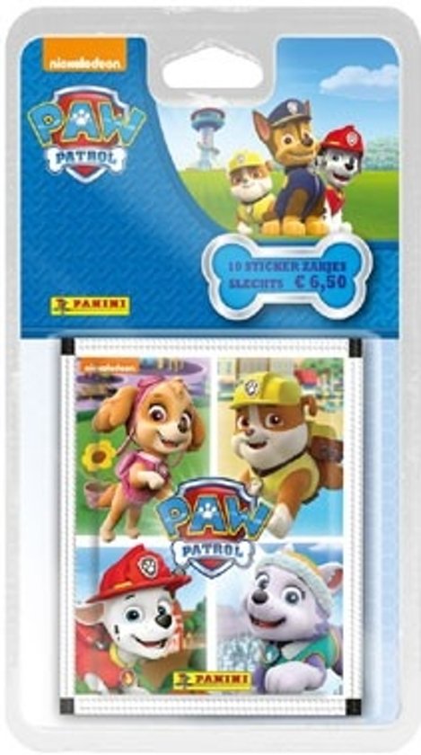 Afbeelding van het spel Panini sticker blister Paw Patrol 10 zakjes