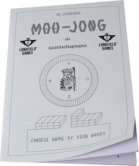 Thumbnail van een extra afbeelding van het spel Longfield games Spelregelboekje mahjong