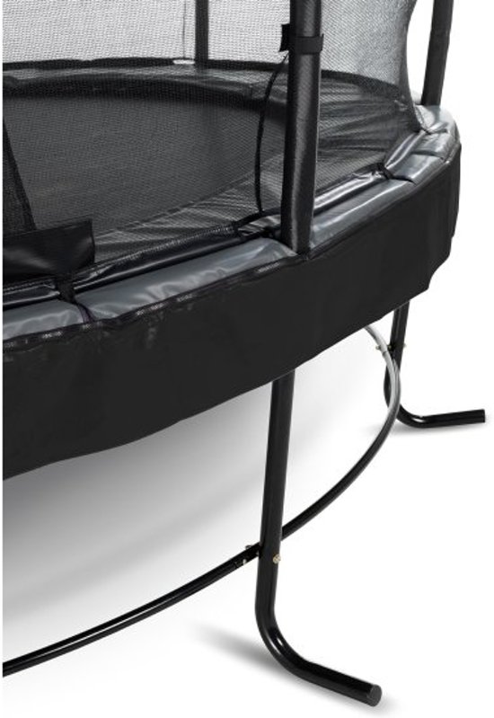 EXIT Elegant trampoline ø366cm met veiligheidsnet Deluxe - zwart