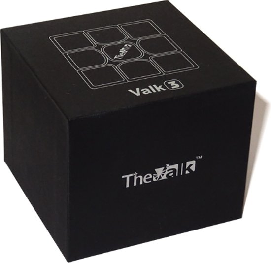 Thumbnail van een extra afbeelding van het spel QiYi cube - The Valk 3 - 3x3x3 speedcube - Zwarte kubus - incl. gratis verzenden