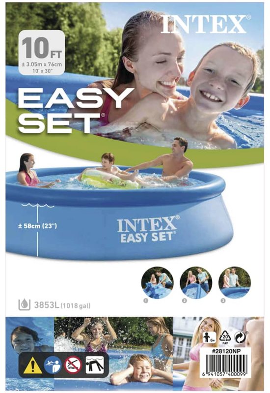 Intex Zwembad Easy Set 305x76 cm 28120NP