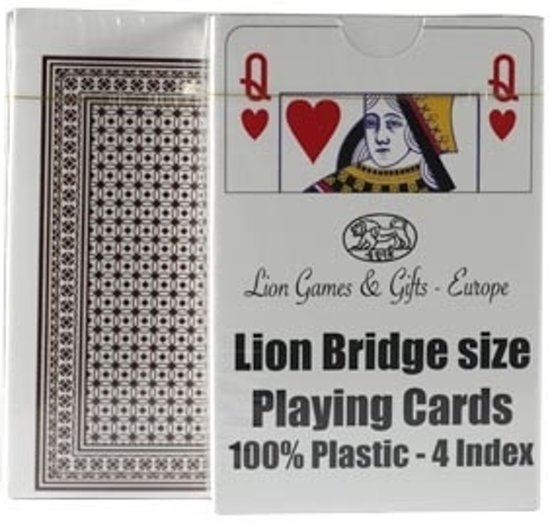 Afbeelding van het spel Lion 100% plastic, Bridge formaat, 4 Index