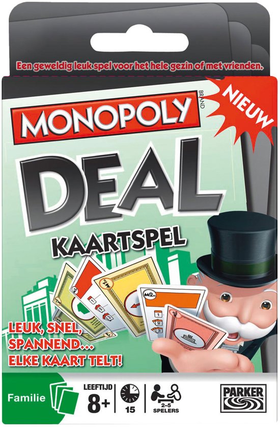 Thumbnail van een extra afbeelding van het spel Monopoly Deal Kaartspel (Belgische versie)