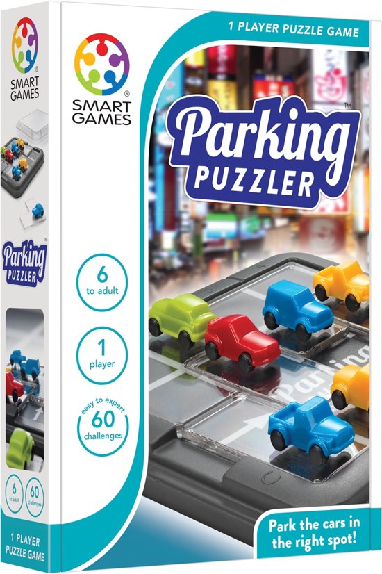 Afbeelding van het spel Smart Games Parking Puzzler (60 opdrachten)