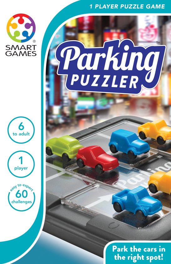 Thumbnail van een extra afbeelding van het spel Smart Games Parking Puzzler (60 opdrachten)